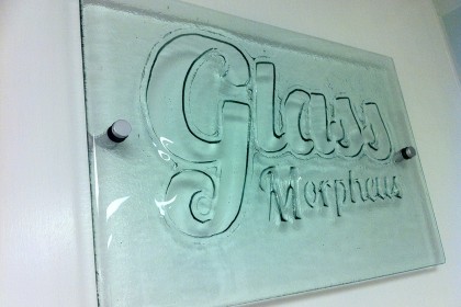 Morpheus Glass Sign